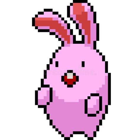 pixel art rabbit stock illustrations 547 pixel art rabbit stock