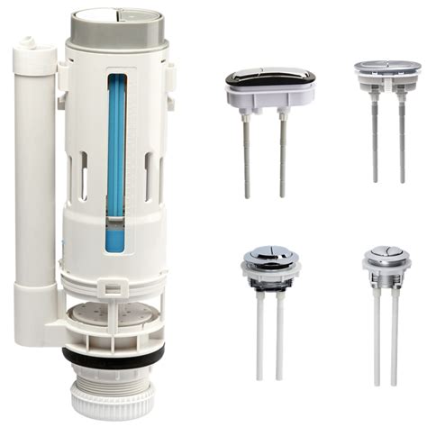 kinetic   oval button dual flush outlet valve kit