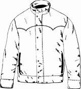 Clipart Coat Jacket Outline Clip Winter Cliparts Jackets Clker Raincoat Library Webstockreview Transparent Large Vector Clothes sketch template