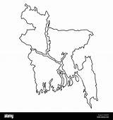 Bangladesh Map Outline Stock Alamy sketch template