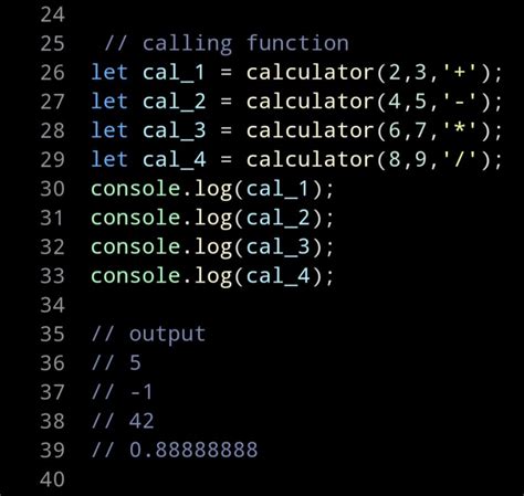 calculator function  javascript dev community