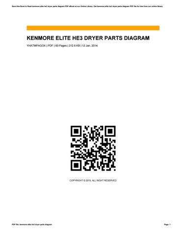 kenmore elite  dryer parts diagram   issuu