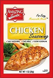 amazoncom amazing taste chicken seasoning bundle  packets  oz