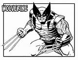 Wolverine sketch template