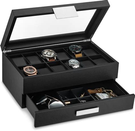 buy glenor coglenor   box  valet drawer  men  slot luxury case display