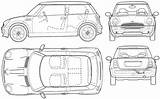 Cooper Mini Blueprints 2003 Car Hatchback Print Coloring Top Voiture Drawing Sketch Drawings Cars Getoutlines Pages Mercedes Search Autos Choose sketch template