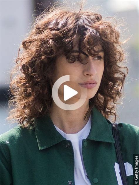 woman   curly mullet mullet hairstyle long curly haircuts
