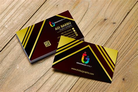 luxury golden business card design  template graphicsfamily