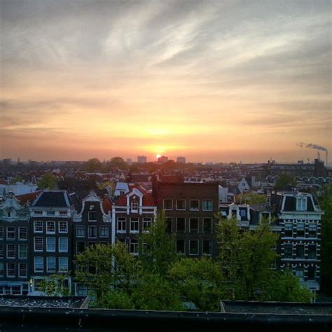 Sunset In Amsterdam Amsterdam Holland Pass Flickr