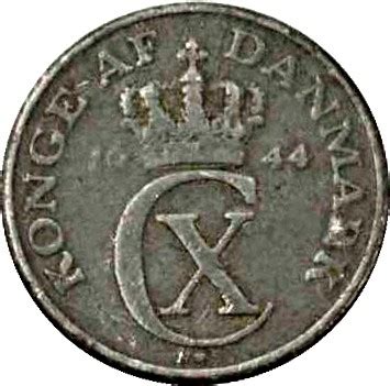 denmark  ore   christian  german occupation foreign currency