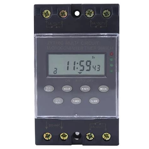 accurate automatic timer switch zytg kgt  acv multi channel