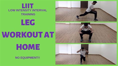Liit [low Intensity Interval Training] Leg Workout At Home Day 16