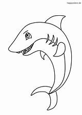 Hai Ausmalbild Einfacher Haie Ausmalbilder Malvorlage Weißer sketch template