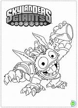 Coloring Skylanders Dinokids Close sketch template