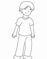 Coloring Boy Pages Realistic Teenage Template Printable Kids Drawings Templates 1kb sketch template