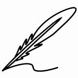 Quill Ink Feather Clipartmag Openclipart sketch template