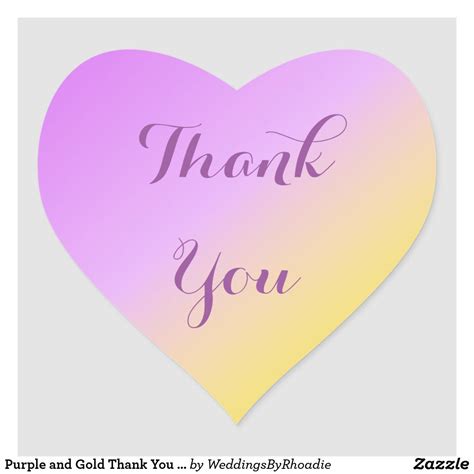 purple  gold   ombre heart sticker zazzle heart stickers