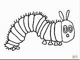 Caterpillar Coloring Hungry Very Pages Printable Printables Getdrawings sketch template