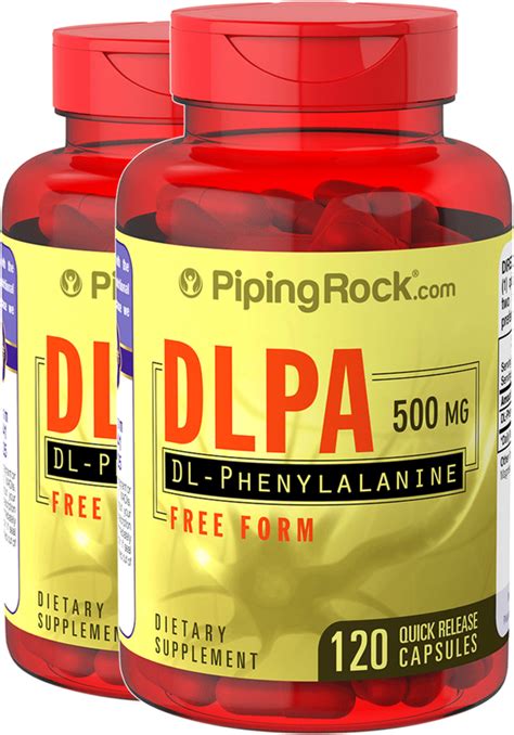 Dl Phenylalanine Dlpa 500 Mg Supplement Capsules Benefits And Reviews