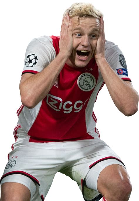 donny van de beek ajax football render footyrenders