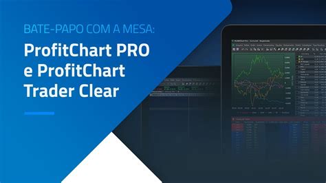 bate papo   mesa profitchart pro  profitchart trader clear youtube