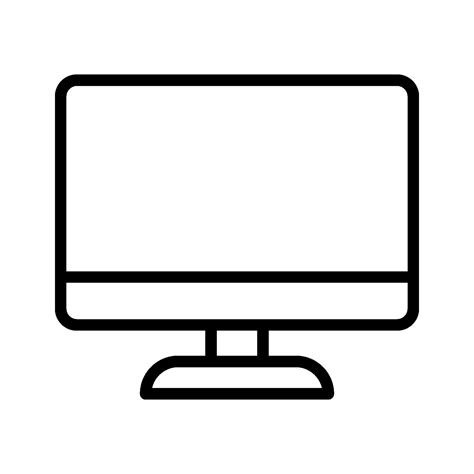 computer vector icon  vector art  vecteezy