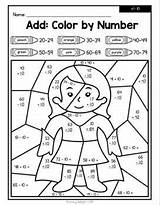 Place Value Color Addition Math Number Subtraction Coloring Choose Board Worksheets sketch template