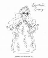 Ever After High Pages Coloring Rosabella Beauty Colouring sketch template
