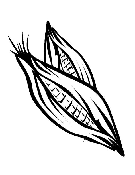 eps  corn printable coloring  pages  kids   coloring home