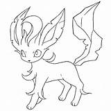 Pokemon Coloring Pages Leafeon Glaceon Printable Getcolorings Print Vulpix Book Getdrawings Color sketch template