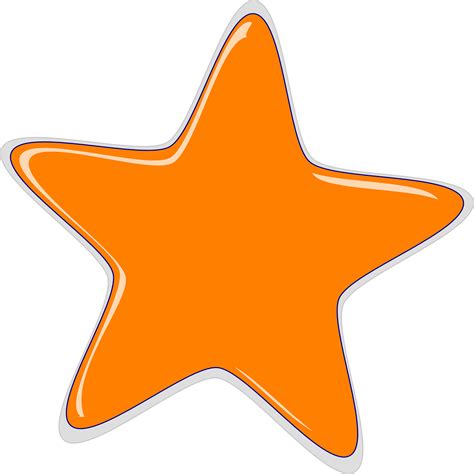 star shape glossy  vector graphic  pixabay