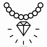 Diamantes Colar Diamant Collana Halskette Joya Ultracoloringpages Jewel Diamante Diamanti Juwel Preziosa Pietra Preciosa Piedra Designlooter sketch template