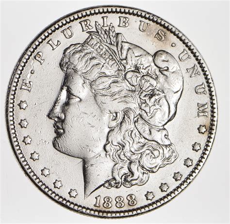 grade  morgan united states silver dollar  pure silver