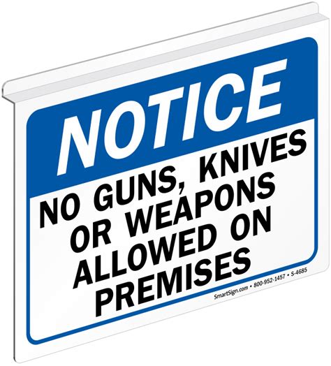 guns signs  weapons signs  firearms signs