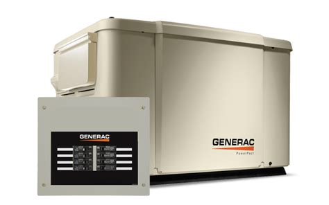 generac kw  air cooled dual fuel standby generator  al encl