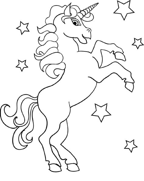 unicorn coloring pages  kids