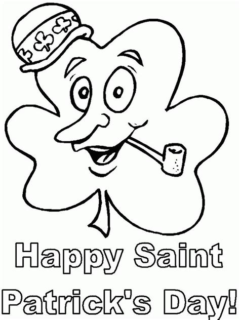 printable st patricks day coloring pages coloring home