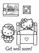 Coloring Pages Well Soon Kitty Hello Printable Feel Better Hope Color Sheet Print Para Getcolorings Colorear Colouring Dibujos Sheets May sketch template