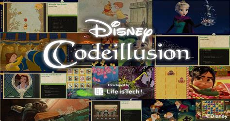 disney codeillusion teaches players  code  mickey aladdin  iconic characters