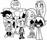 Teen Titans Coloring Pages Titan Drawing Go Grease Printable Kids Getdrawings Disegno Group Getcolorings sketch template