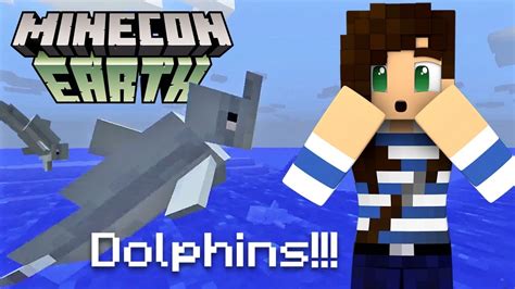 dolphins coming  minecraft pe java xbox playstation stacys top  minecon moments