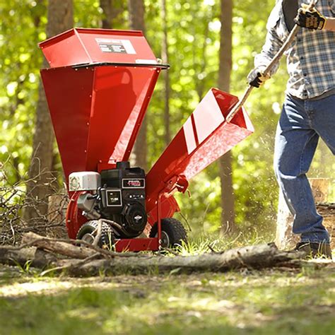 Troy Bilt 250 Cc Briggs And Stratton 3 In Chromium Gas Wood Chipper At
