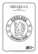 Chelsea Coloring Pages Logo Cool Soccer Logos Football Clubs Fc Color Printable Psg Club Premier League England Others Template Print sketch template