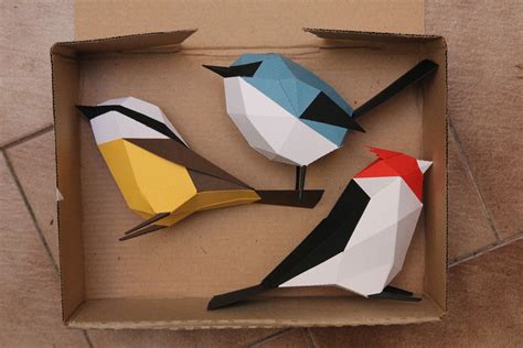aves de papel paper birds  behance origami  quilling origami fish paper crafts origami