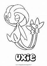 Uxie Mesprit Psychic Selfe Bestcoloringpagesforkids Malvorlagen Hellokids Kleurplaten Bulbasaur Cartoni Morningkids Pokémon Afkomstig sketch template