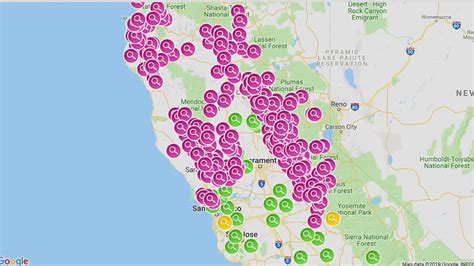 california power outage update kobi tv nbc5 koti tv nbc2