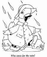 Ducks Pluie Puddle Coloriages Paskah Mewarna Iklan sketch template
