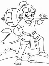 Hanuman Coloring Baby Pages Drawing Lord Happy Colouring Ram Kids Sketch Shri Getdrawings Template sketch template
