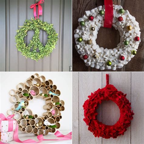 unique holiday wreaths popsugar home
