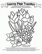 Coloring Pages Spring Cool Grass Printable Color Designs Dulemba Blooms Tulips Week Kids Things Daffodils Tuesday Popular Comments Boquet Coloringhome sketch template